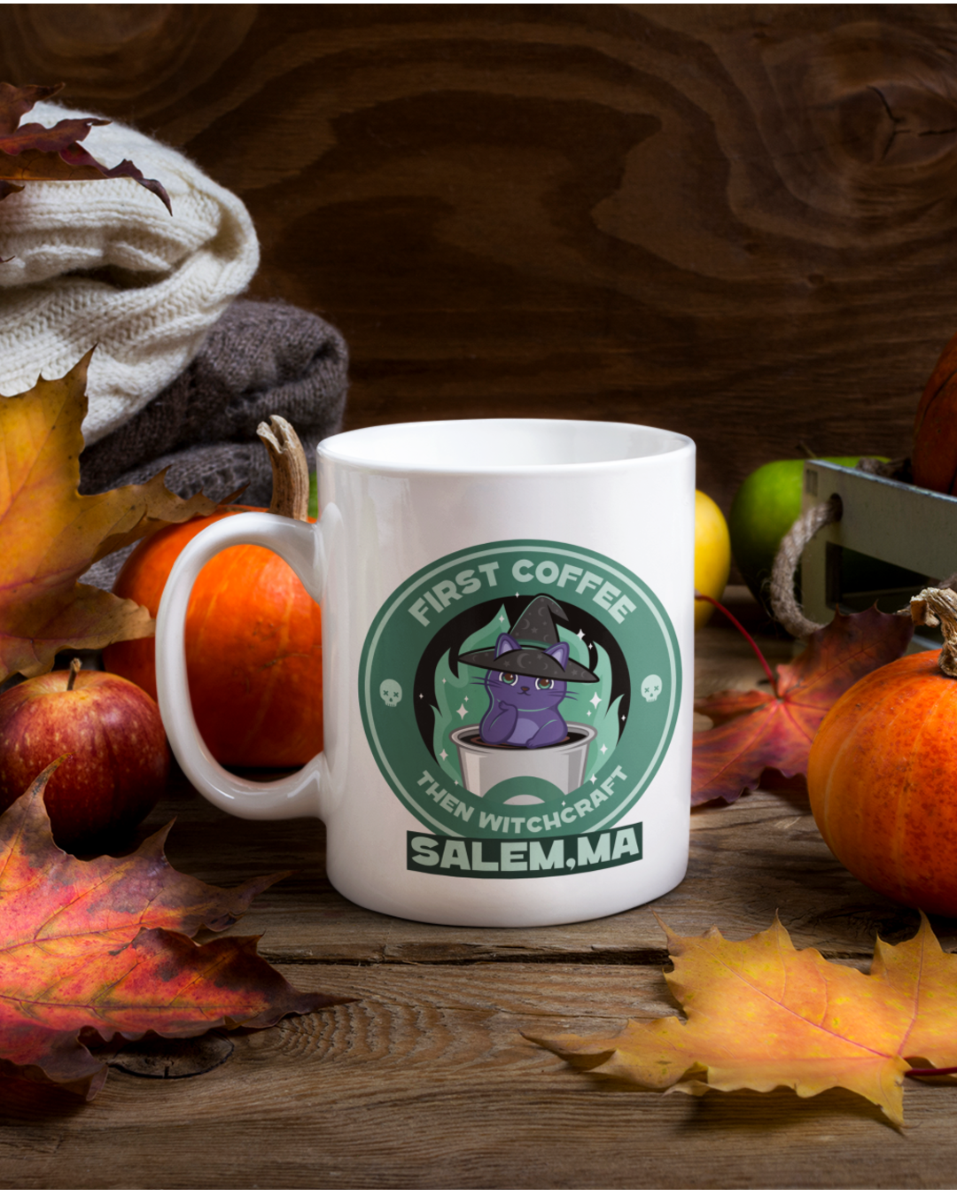 COFFEE MUG SALEM CATS