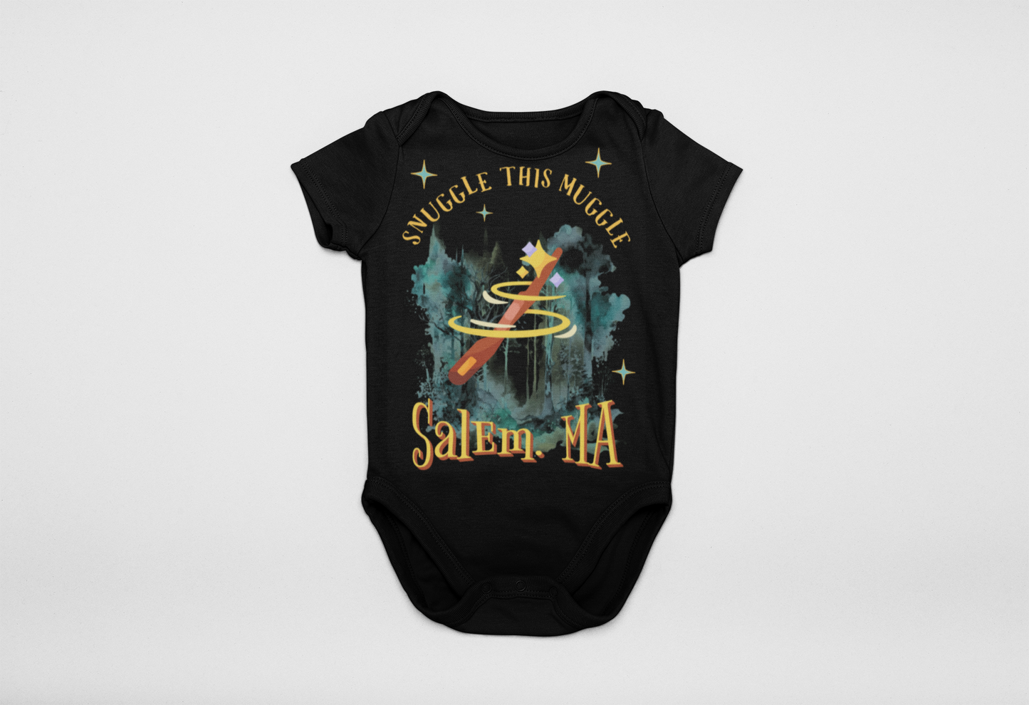 SNUGGLE THIS MUGGLE ONESIE