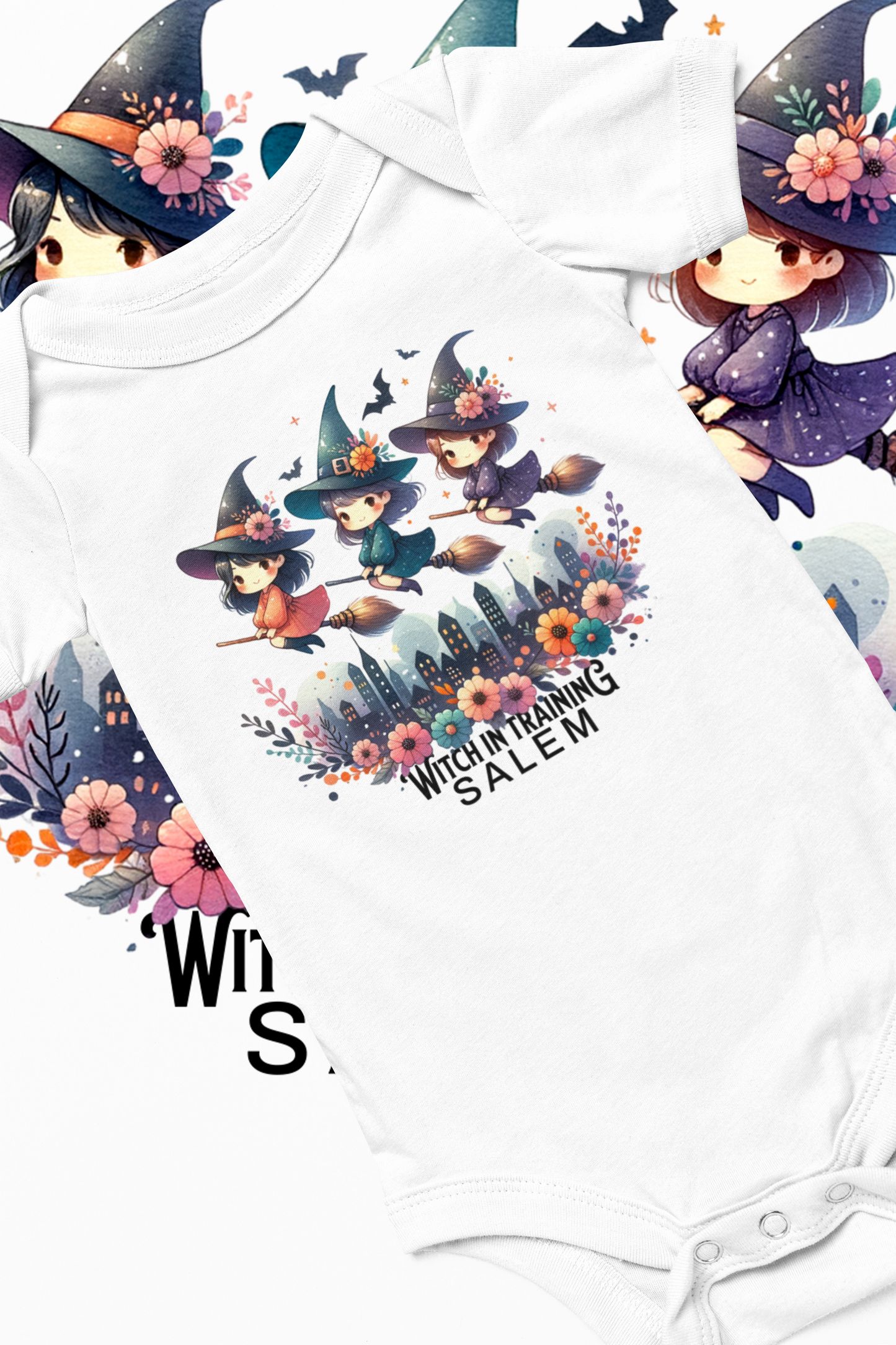 WITCH IN TRAINING ONESIE