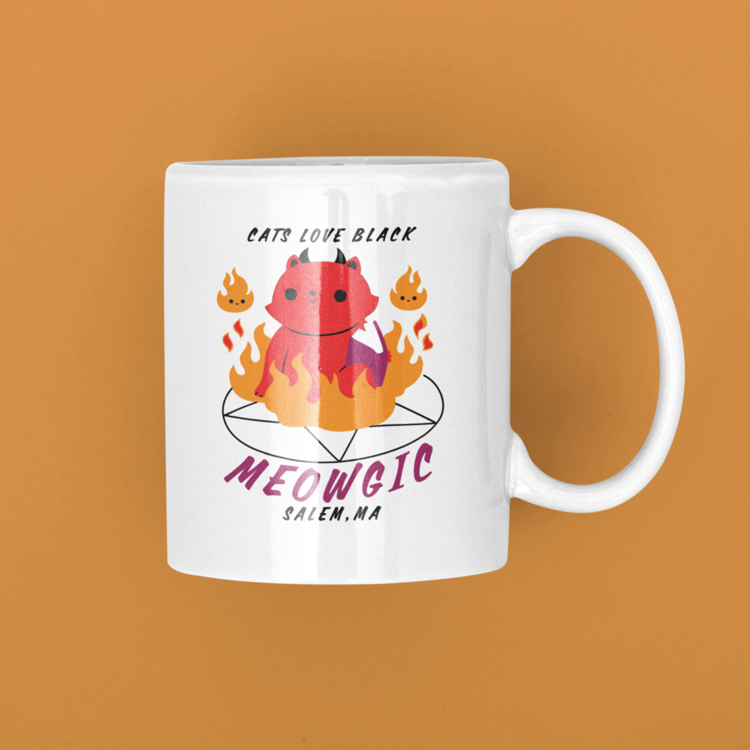 COFFEE MUG SALEM CATS