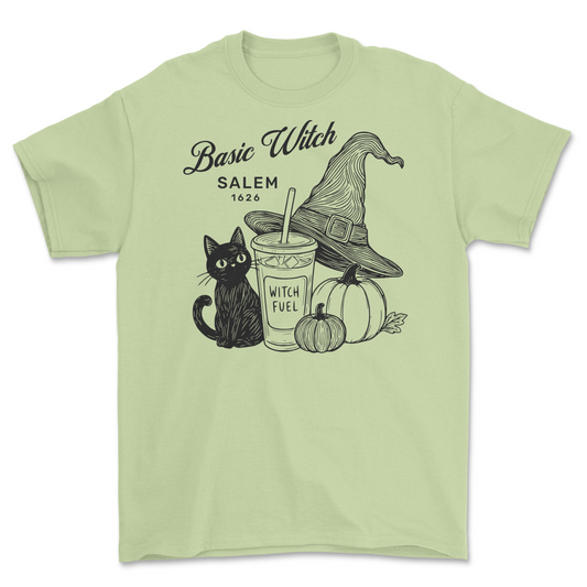 BASIC WHITCH T-SHIRT