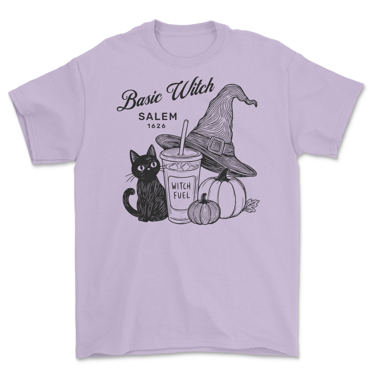 BASIC WHITCH T-SHIRT