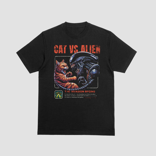 CAT VS ALIEN T-SHIRT