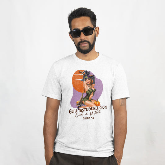 LICK A WITCH RETRO T-SHIRT