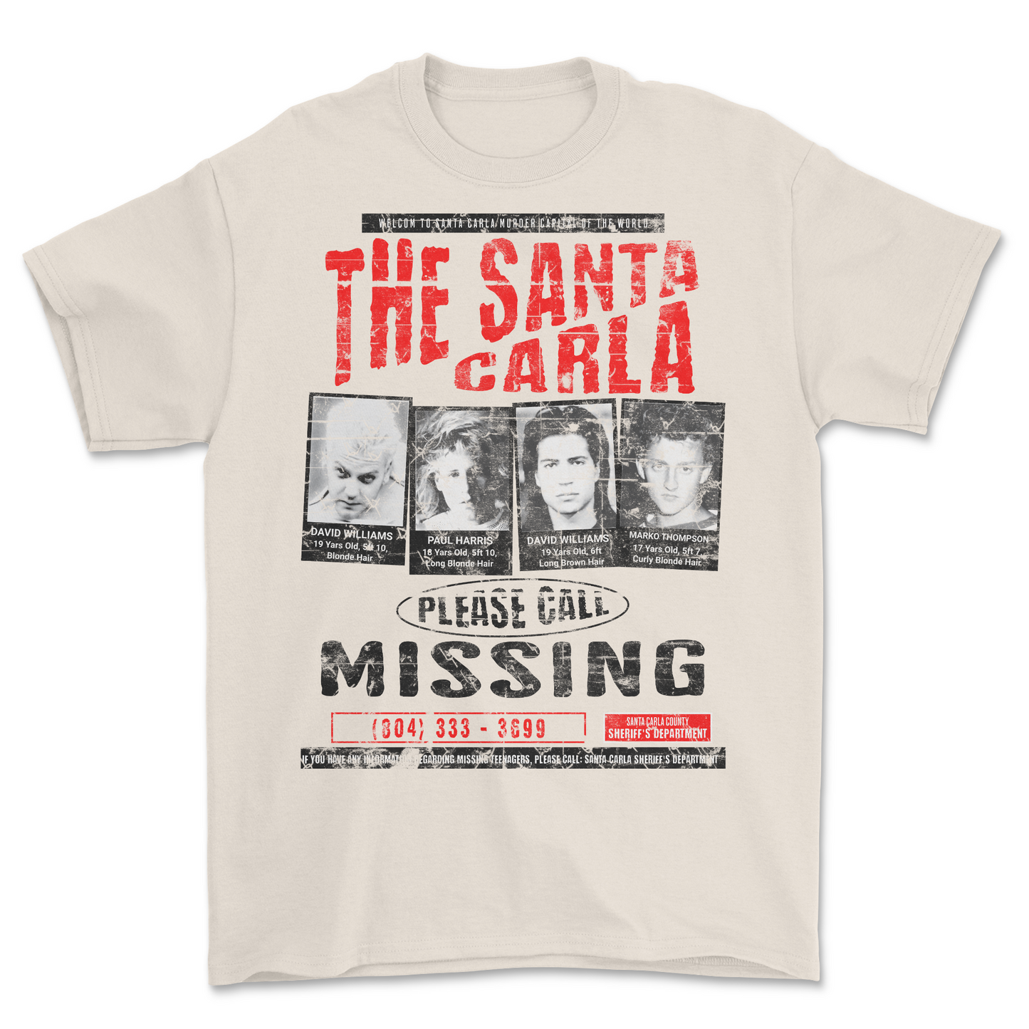 MISSING BOYS T-SHIRT