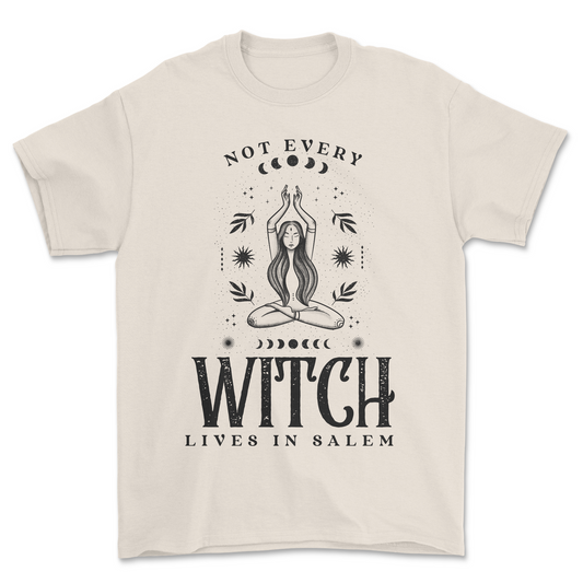 NOT EVERY WITCHE LIVES IN SALEM T-SHIRT