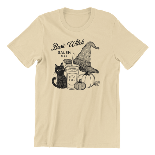 BASIC WHITCH T-SHIRT